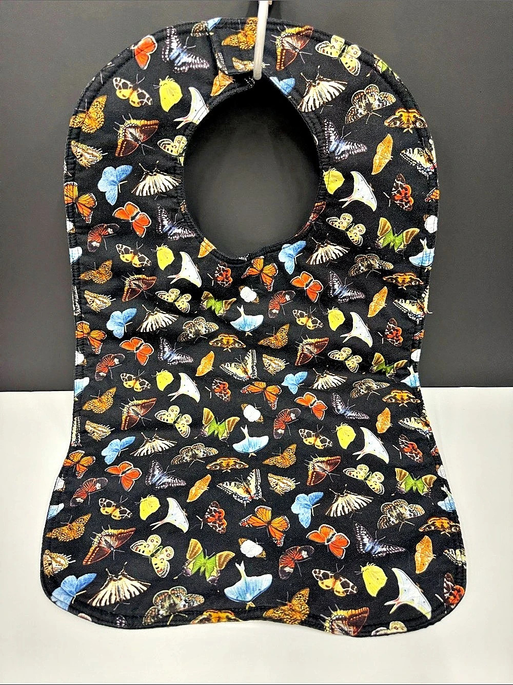 Honeysuckle Cottage Sales Adult Bib Clothing Protector Butterfly Print Made in C